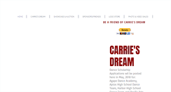 Desktop Screenshot of carriesdream.org