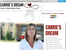 Tablet Screenshot of carriesdream.org
